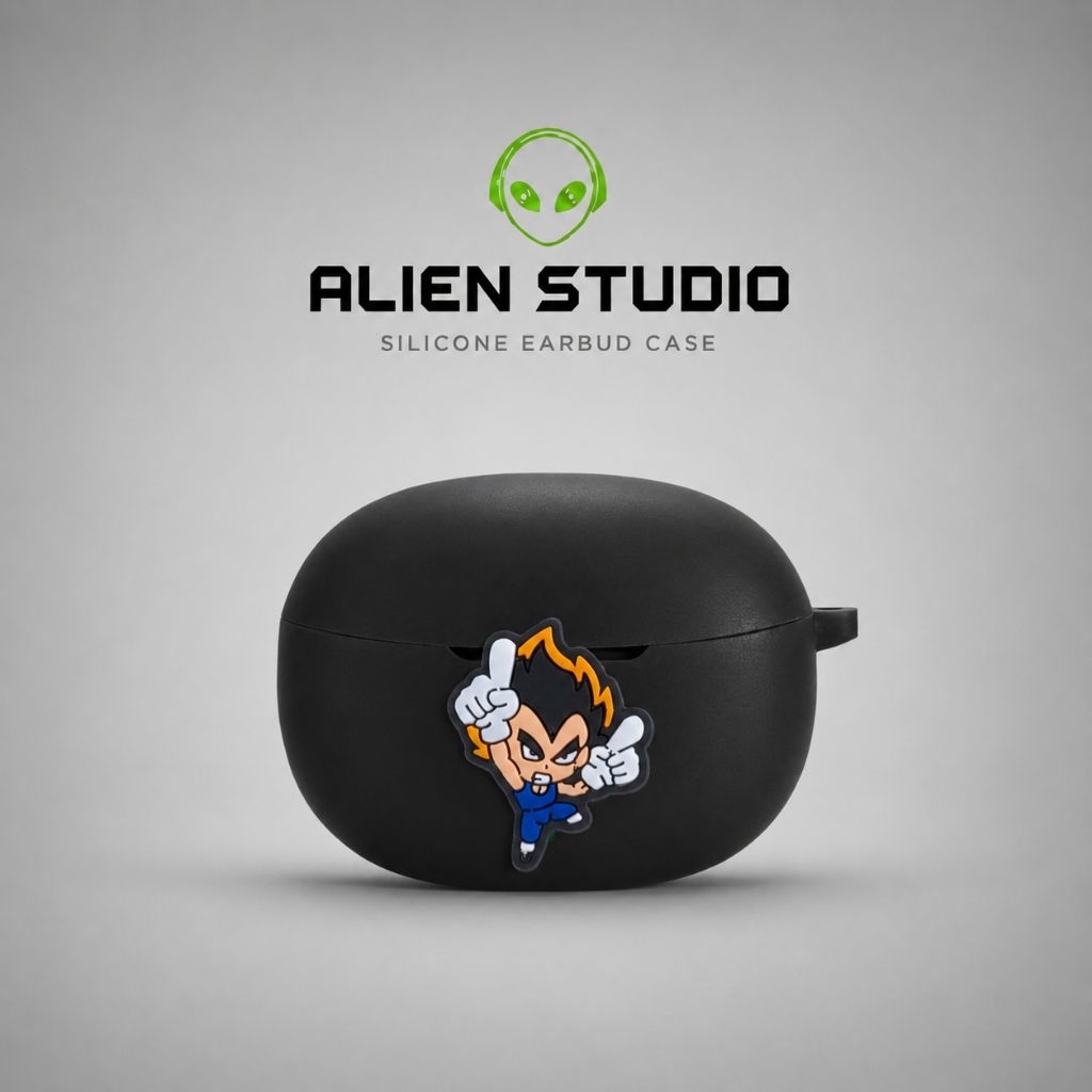 ALIEN STUDIO 3D สไตล์ซิลิโคนหูฟังฝาครอบป้องกันสําหรับ Vivo TWS 3e กรณี + ปากกาทําความสะอาด + เชือกเส