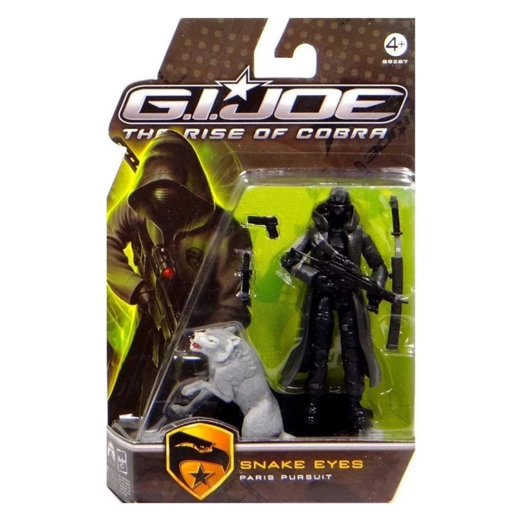 GI Joe: The Rise of Cobra - Snake Eyes Paris Pursuit (พร้อม Timber Grey) แอ็คชั่นฟิกเกอร์ 3.75"