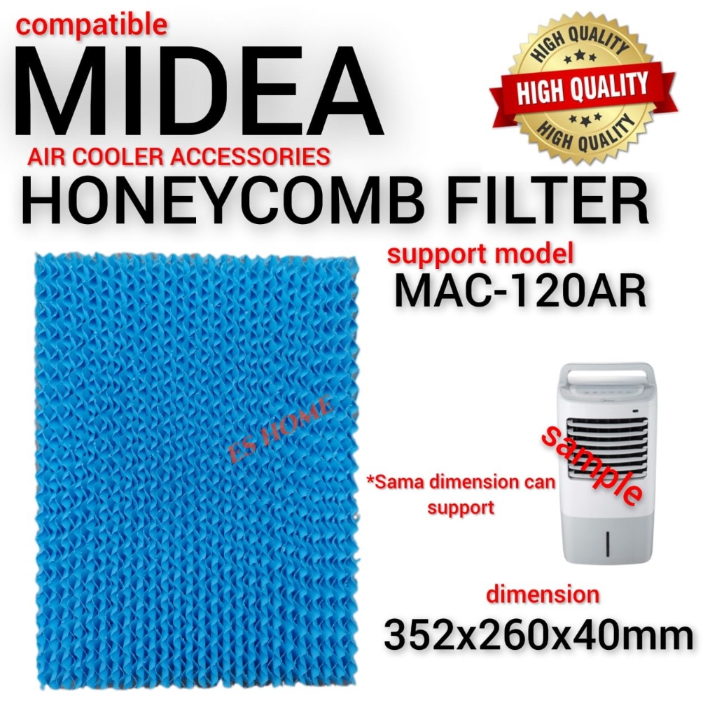 Compatable Air Cooler ไส้กรองรังผึ้งสําหรับ Midea MAC-120AR MAC120AR