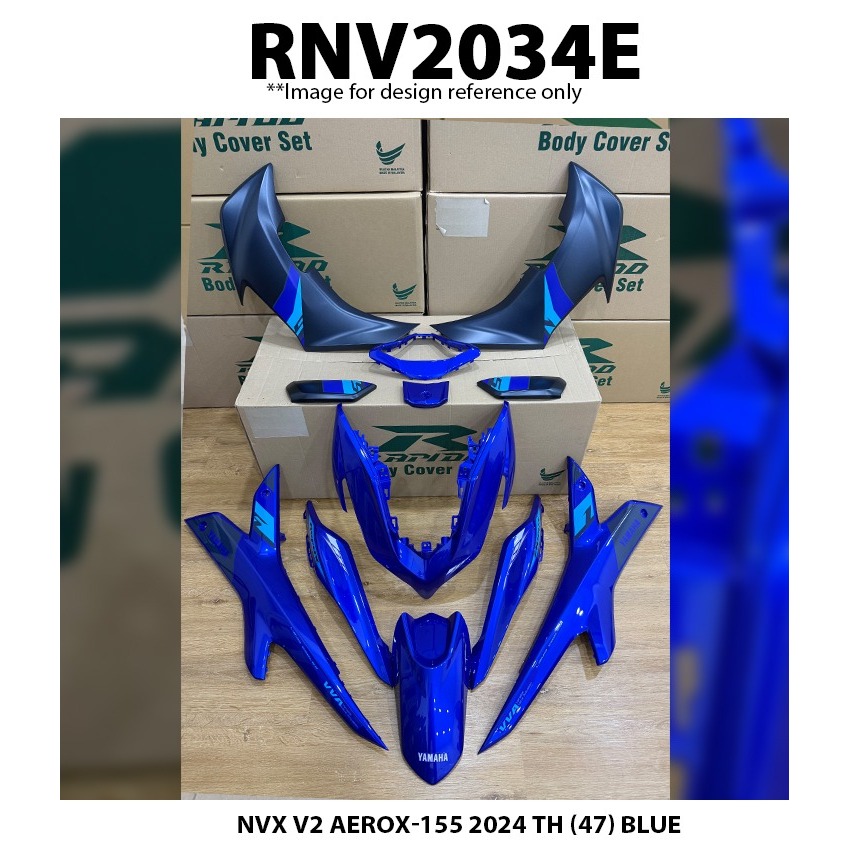 ชุดฝาครอบ Rapido NVX V2 Aerox-155 2024 TH (47)(สติ๊กเกอร์ Tanam) ชุดฝาครอบอุปกรณ์เสริมมาใหม่