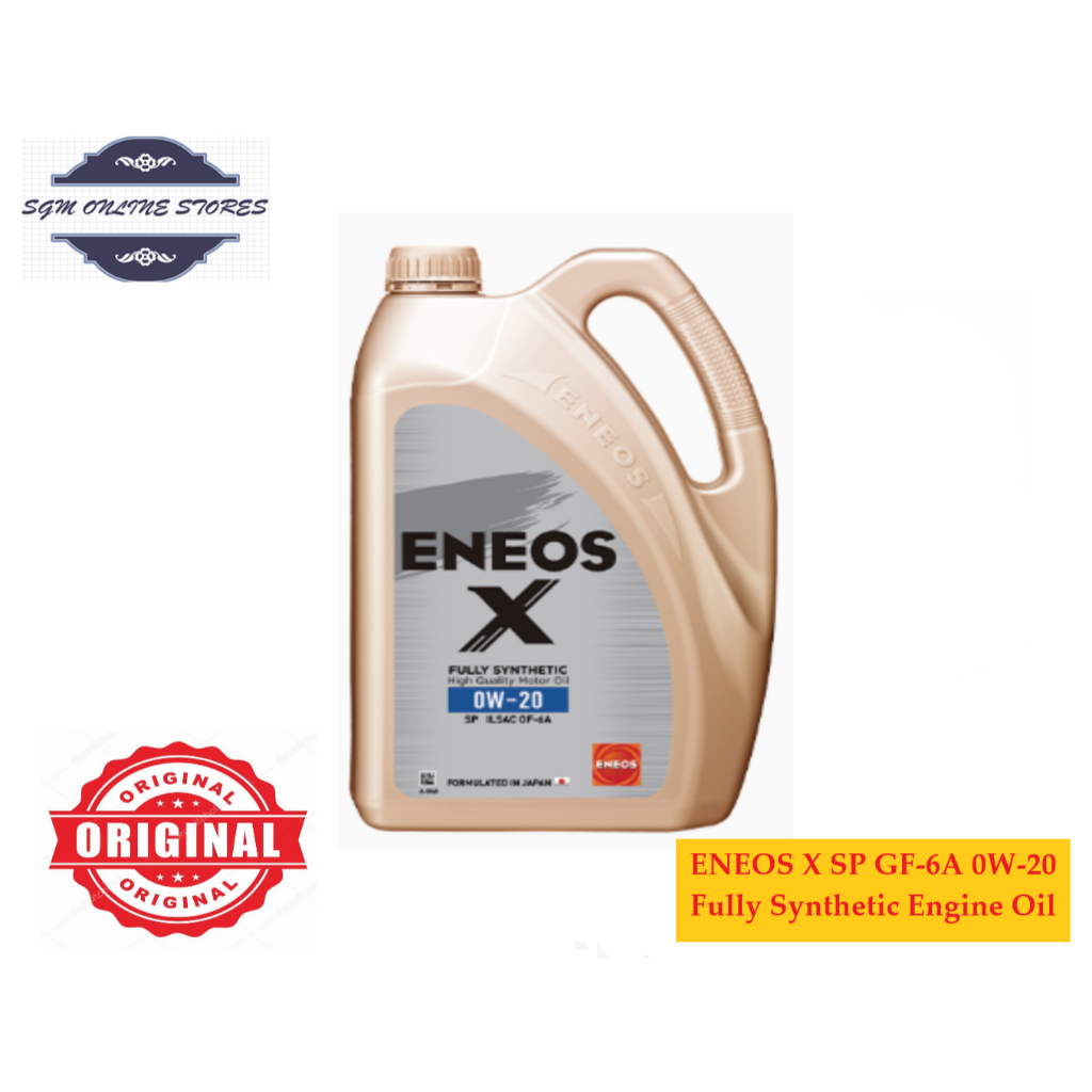 ENEOS X SP GF-6A 0W-20 4 ลิตร น้ํามันเครื่องสังเคราะห์แท้