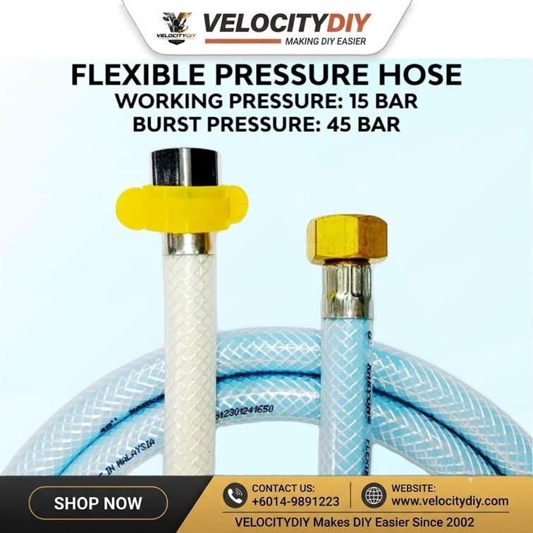 (进水软管)สายยางแบบยืดหยุ่น Inlet Hose Water Tap Inlet Hose