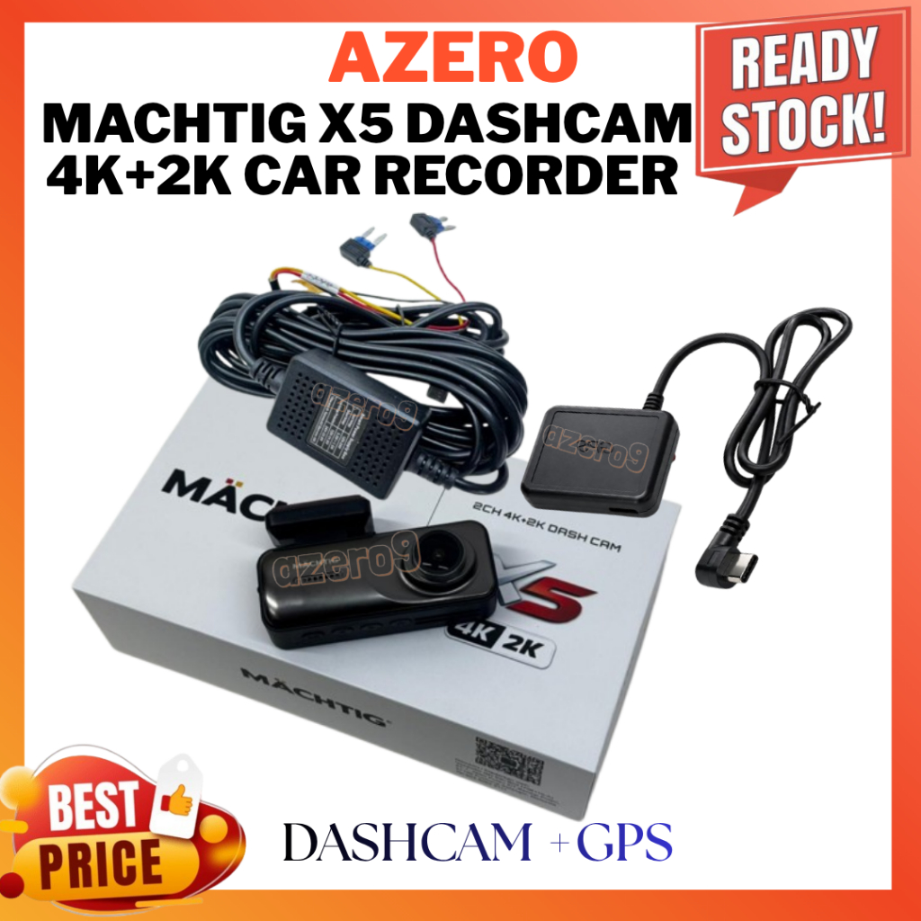 MACHTIG X5 Dashcam 4K+2K Car Recorder 24 ชั่วโมง 2CHรถDashcamด้านหน้าด้านหลังDVRเครื่องบันทึกภาพFHD 