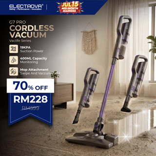 Electrova G7 Pro Cordless Handheld Vacuum with Mop | VacLife Series  | Wireless Vacuum