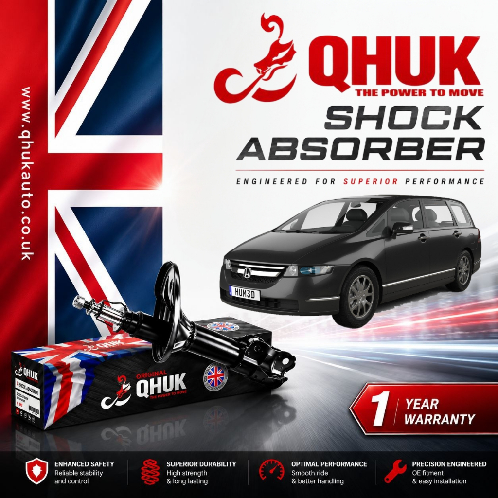 QHUK ENGLAND SHOCK ABSORBER สําหรับ HONDA ODYSSEY RB1 RB3 08-12Y / ODYSSEY SEL 03-08Y ชุดหน้าและหลัง