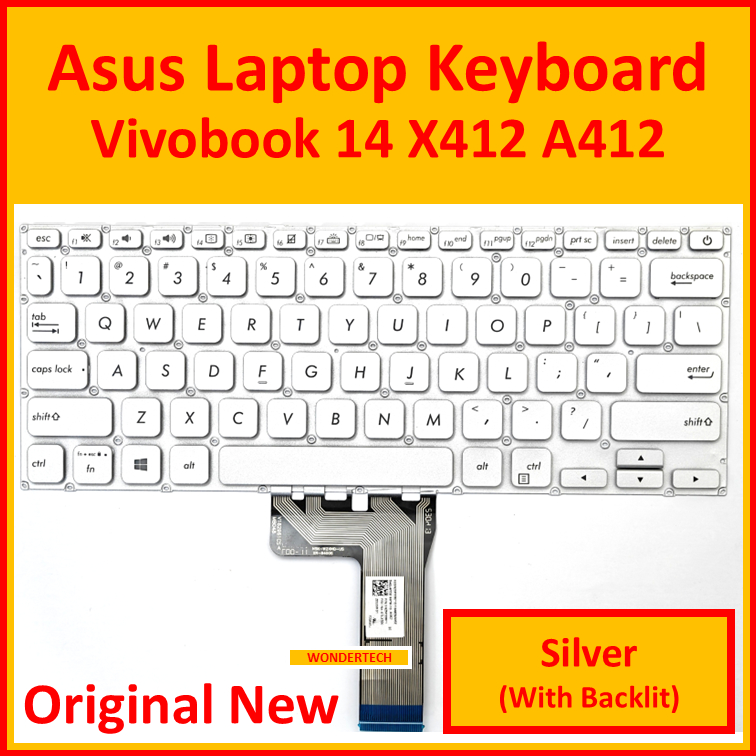 Asus Vivobook 14 X412 A412 คีย์บอร์ด X412F X412U X412D A412U A412D A412FL