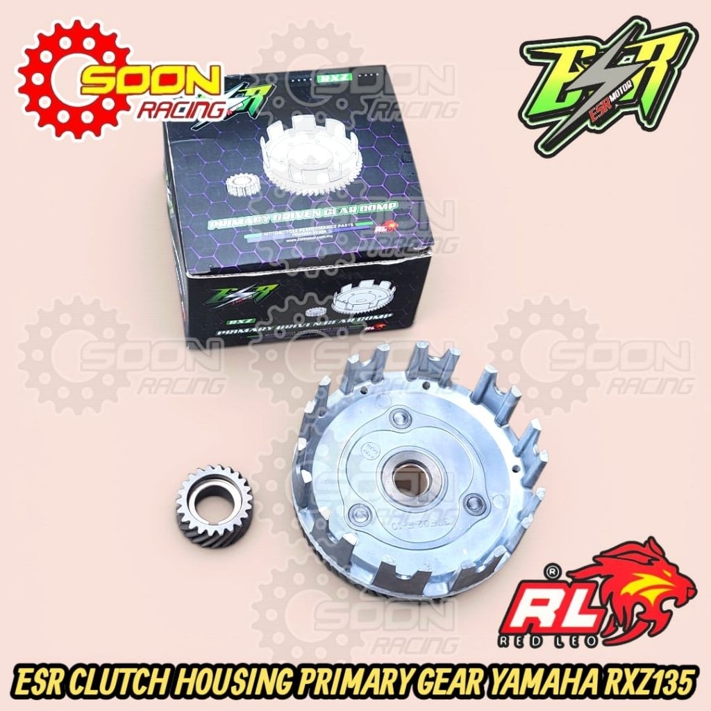 ESR MOTOR RXZ MANGKUK CLUTCH HOUSING PRIMARY GEAR YAMAHA RXZ135