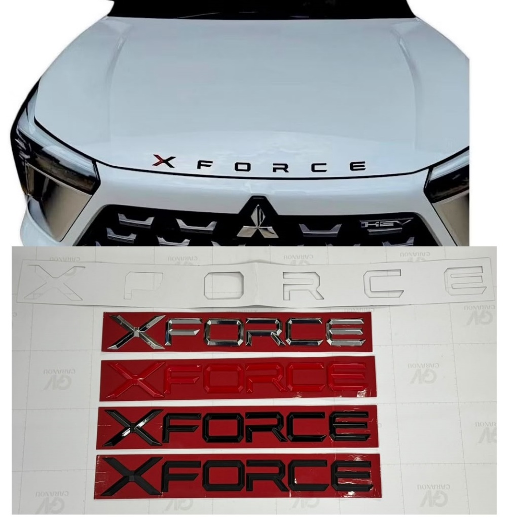 MITSUBISHI ตราสัญลักษณ์ มิตซูบิชิ xforce กระดูกหน้า 4x4 4by4