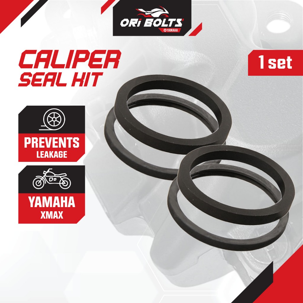 1WD-F5803-00 Yamaha Xmax 250 V3 V2 V1 Caliper O แหวนลูกสูบเบรคปั๊ม Depan