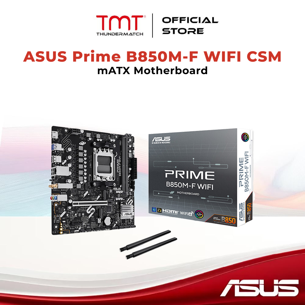 TMT ASUS Prime B850M-F WIFI CSM AM5 mATX Motheboard