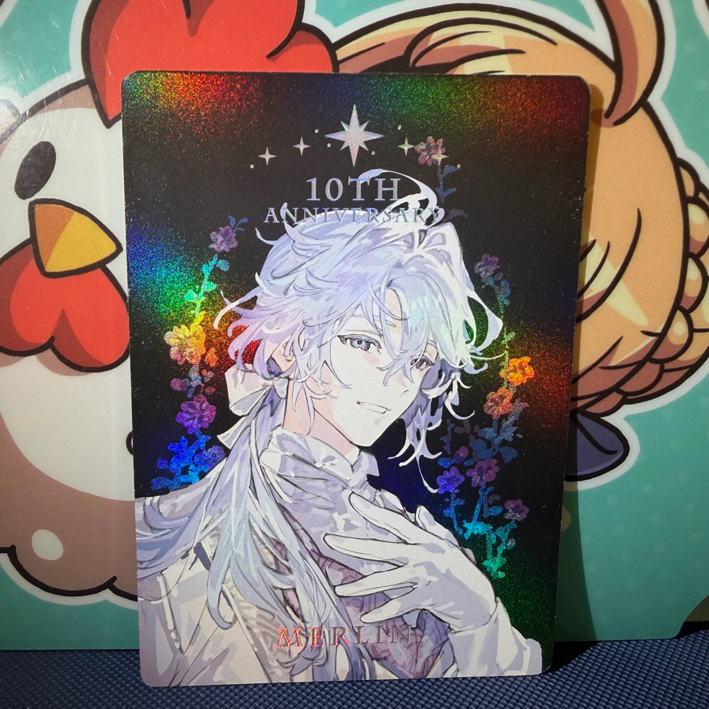 การ์ด Fgo Merlin Star Shadow Illustration 10th Anniversary Special (Fate Grand Order)