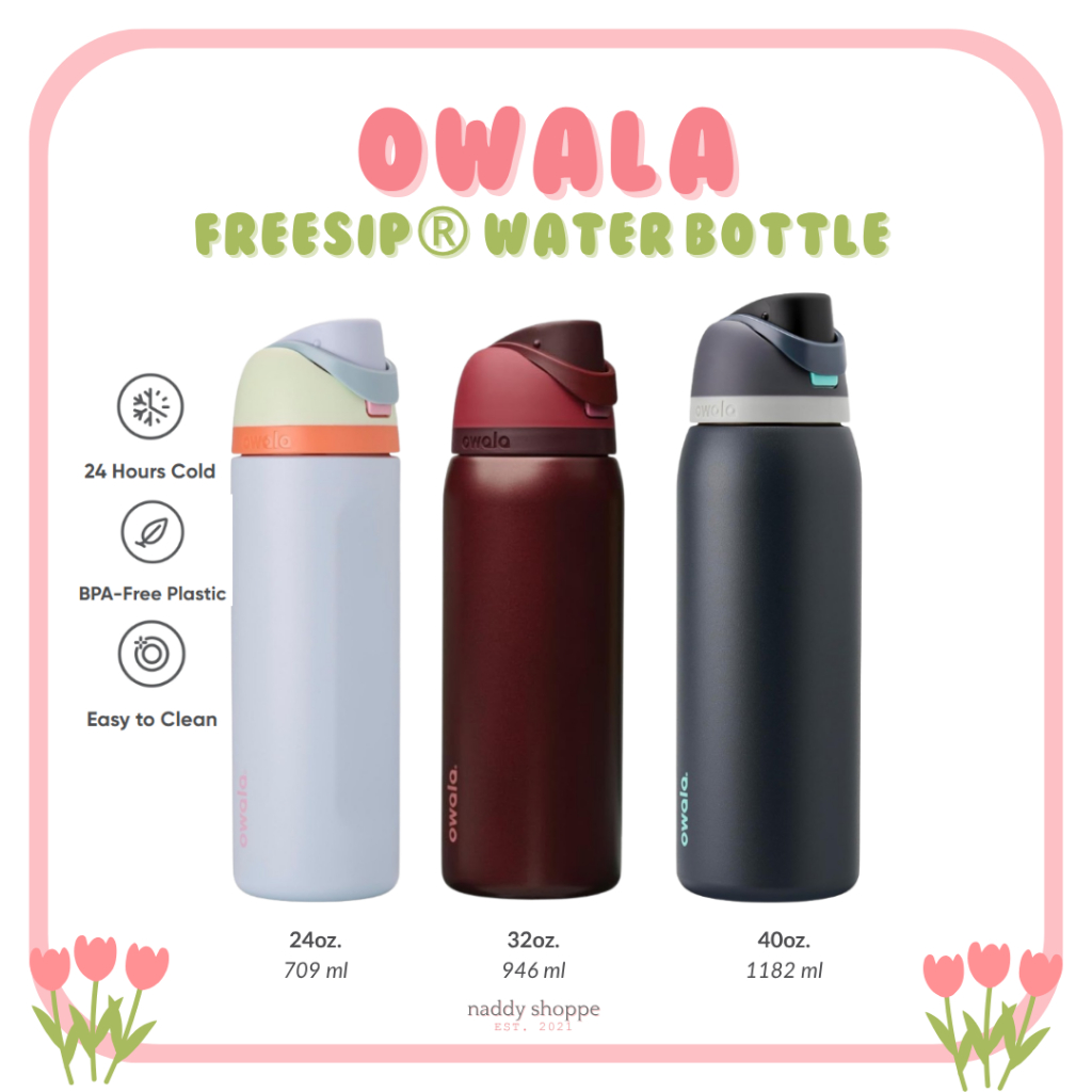 Owala FreeSip ขวดน้ําสแตนเลส Owala จาก US