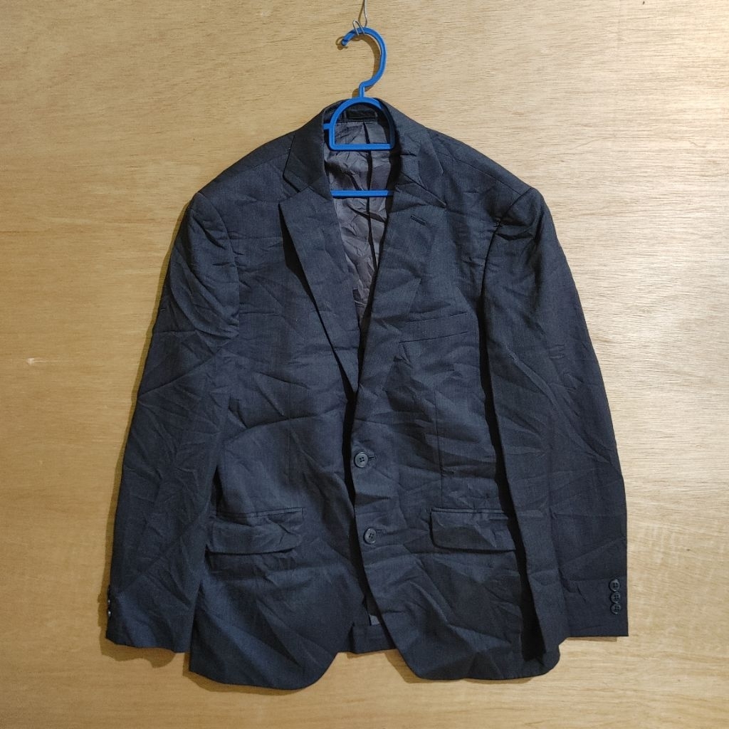 JOURNAL WORKS Blazer Hitam Men Suit Slim Fit Official bundle @9