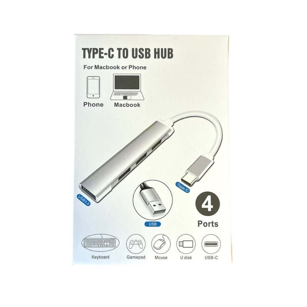 USB HUB 4 PORT 3.0 TYPE C