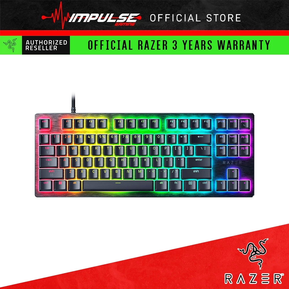 Razer Huntsman V3 HE Magnetic TKL Gaming Keyboard - 8000Hz / Razer Snap Flex / Razer Snap Tap / Rapi