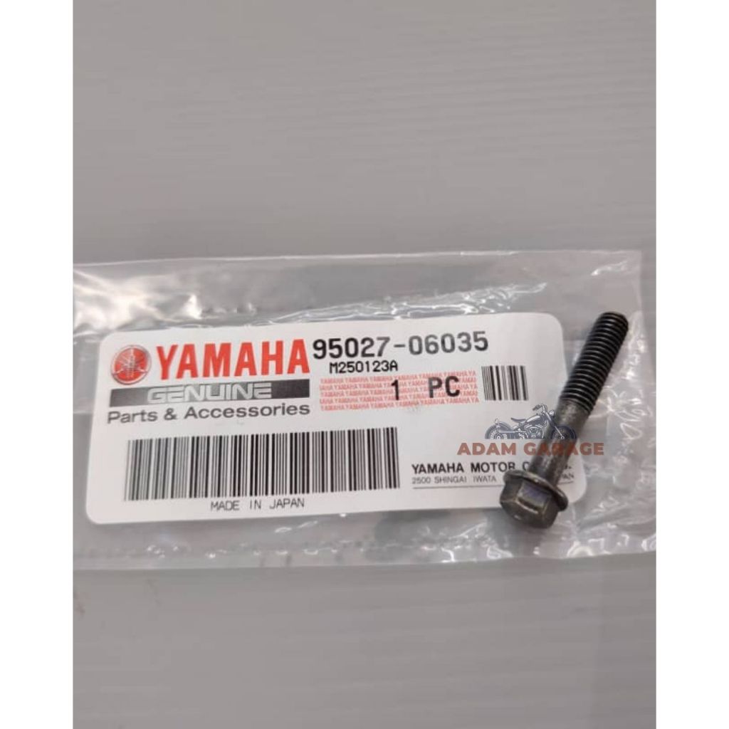( 35mm ) 95027-06035 RXZ Bolt Flange Cover Crankcase Clutch RH ขวา/สกรู Skru ikat ฝาครอบ Crankcase K