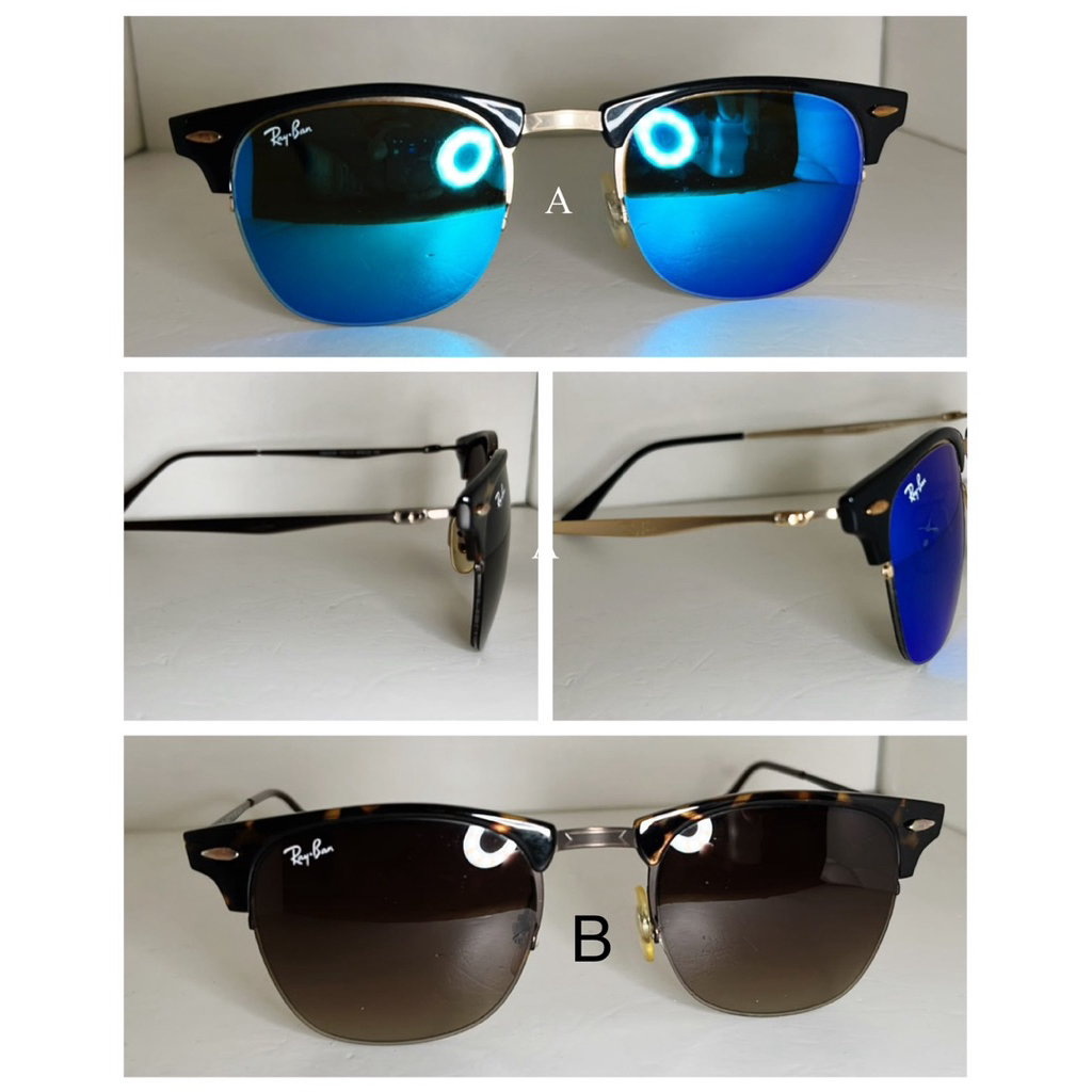 Fashion แว่นกันแดด club master(kaca)Uv420