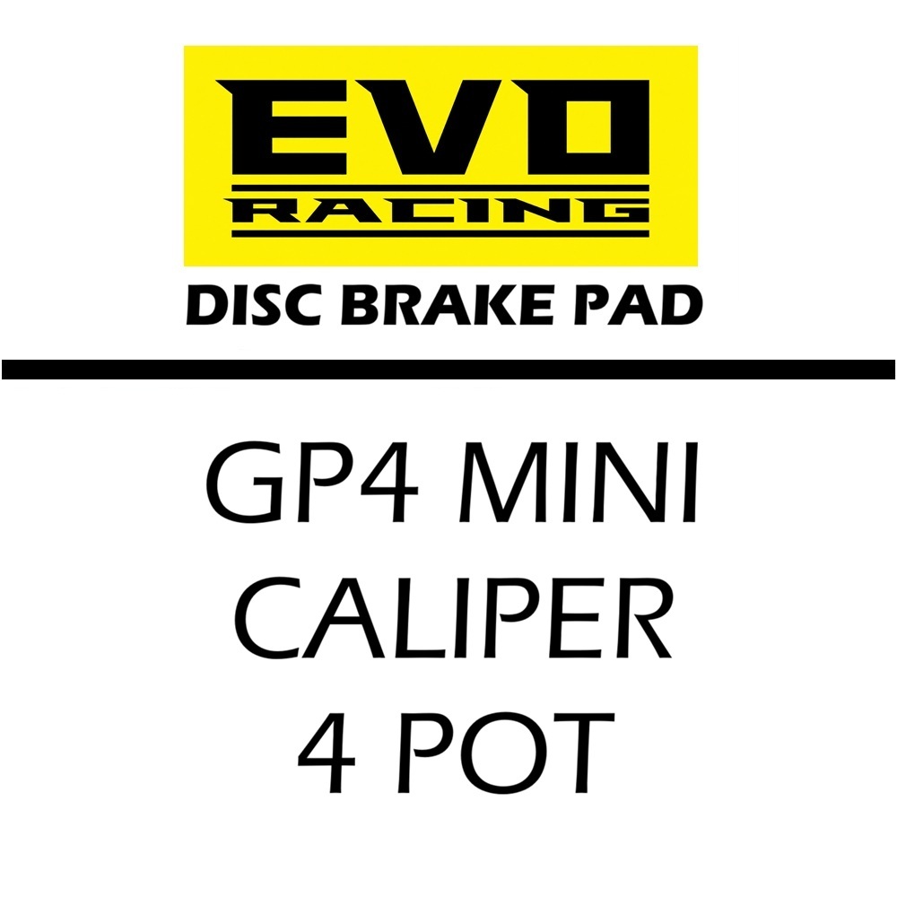 EVO RACING DISC WMOTO ES250 / GP4 MINI CALIPER 4POT SINTED