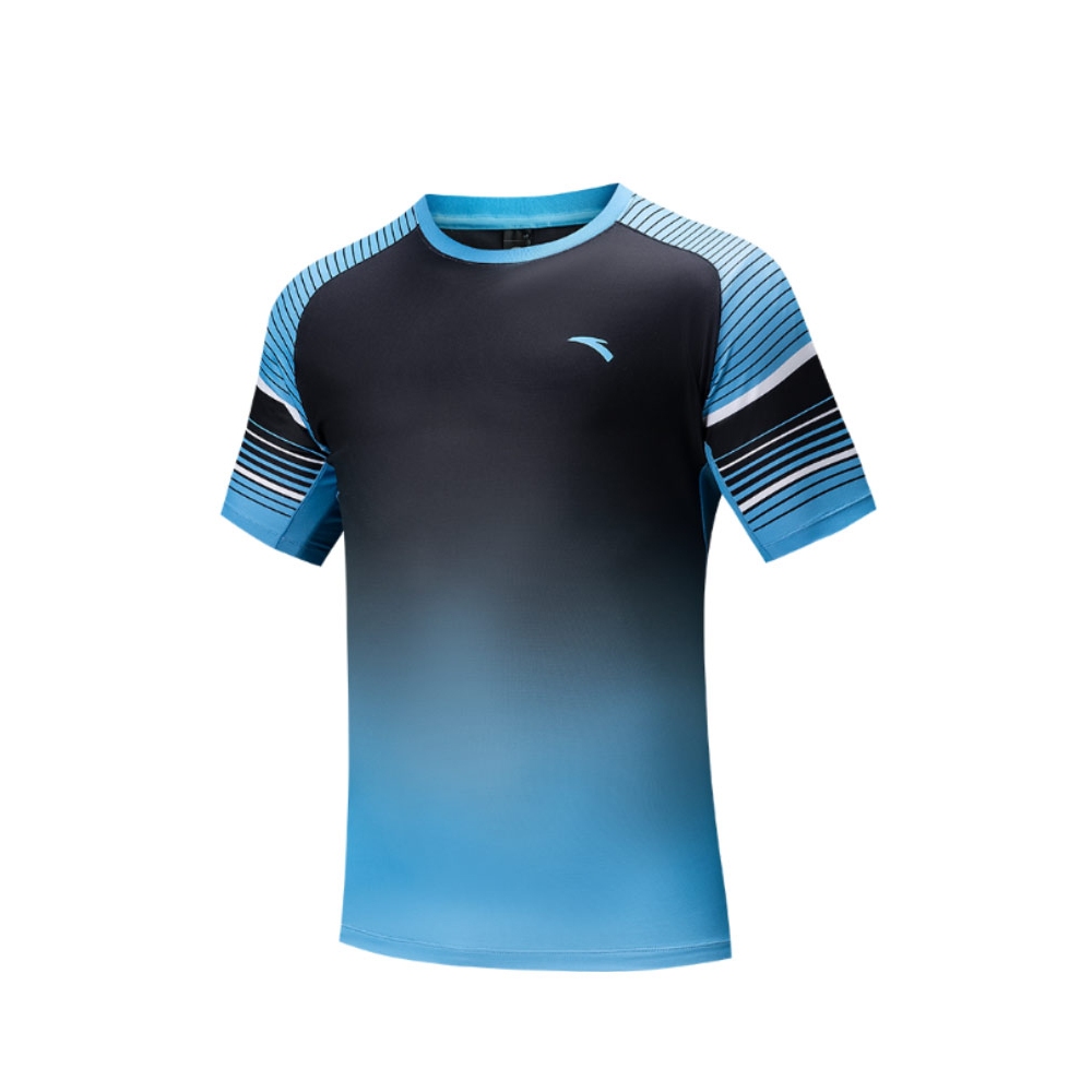 ANTA Men Cross Training Short Tee 1525B7103U-3 - สีเทา (Baju Sukan Lelaki)