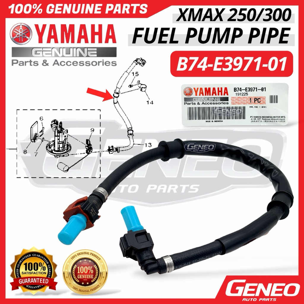 [B74-E3971-01] Yamaha XMAX 250 300 การใช้ปั๊มท่ออะไหล่ Yamaha