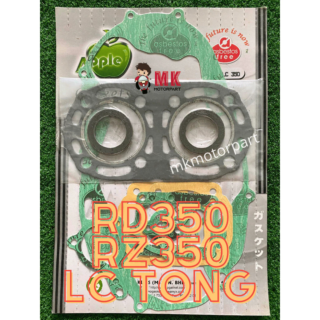 YAMAHA RD350 TOP SET 0 LC350 [ LC TONG ] RD350 / RZ350 ปะเก็นยกเครื่องครบชุด ENGIN ENGIN RD350LC