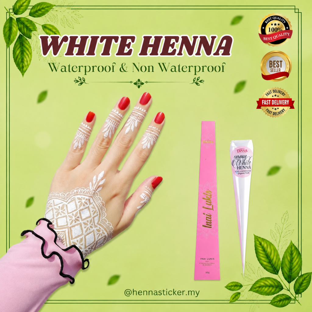 SNOW WHITE HENNA / INA PUTIH PENGANTIN
