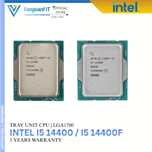 INTEL PROCESSOR CoreTM i5 โปรเซสเซอร์ 14400 / I5-14400F สูงสุด 4.10 GHz DESKTOP PROCESSOR COMBO MOBO