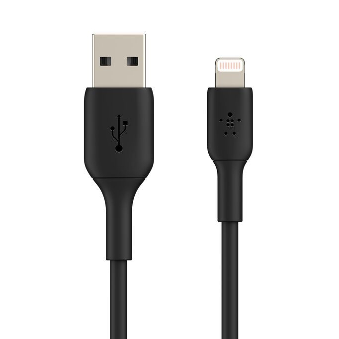 สาย Belkin BoostCharge Lightning to USB-A 6.6ft/2m สีดํา