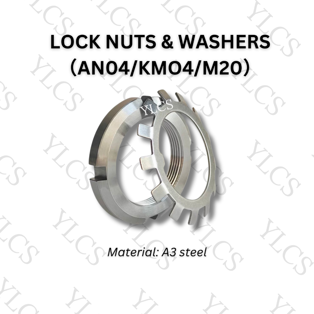 HIGH PRECISION LOCK NUTS BEARING LOCK WAHSER GASKET AN04=KM04=M20 AW04=MB04