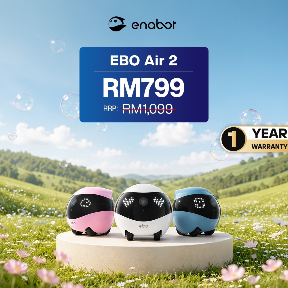 EBO Air 2 กล้องวงจรปิดแบบเคลื่อนย้ายได้ | 2K | การมองเห็นได้ในเวลากลางคืน | เติมเงินอัตโนมัติ | การด