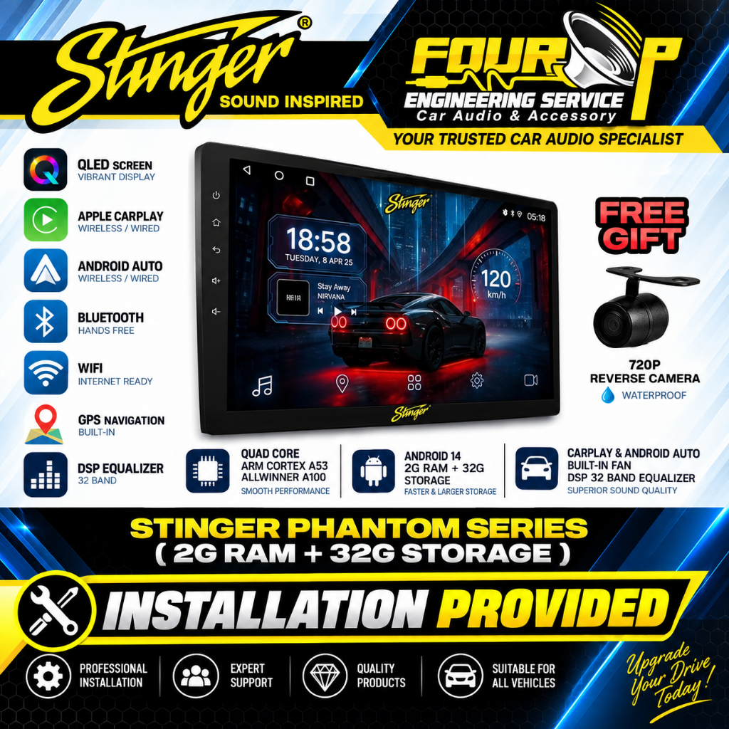 Stinger Android Player Quad Core พัดลมในตัว (9"/10"/2GB Ram + 32 ROM)