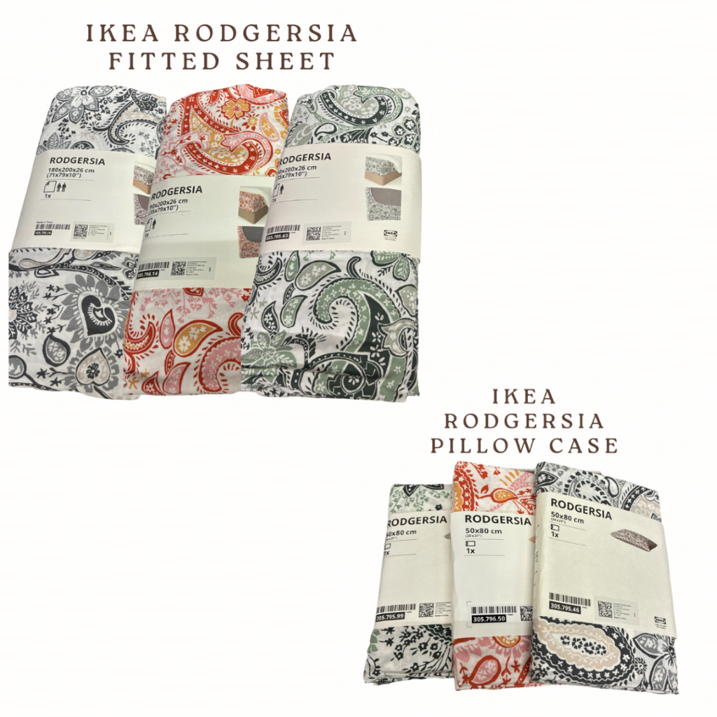 ผ้าปูที่นอนและปลอกหมอน IKEA RODGERSIA ติดตั้ง