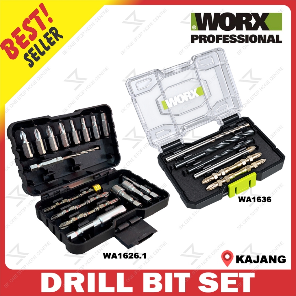 WORX WA1636 / WA1626.1 Bit Set Accessory Box / DRILL BITS KIT
