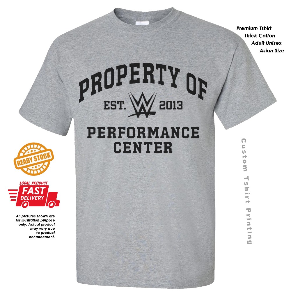 ทรัพย์สินของเสื้อยืดผ้าฝ้ายมวยปล้ํา WWE