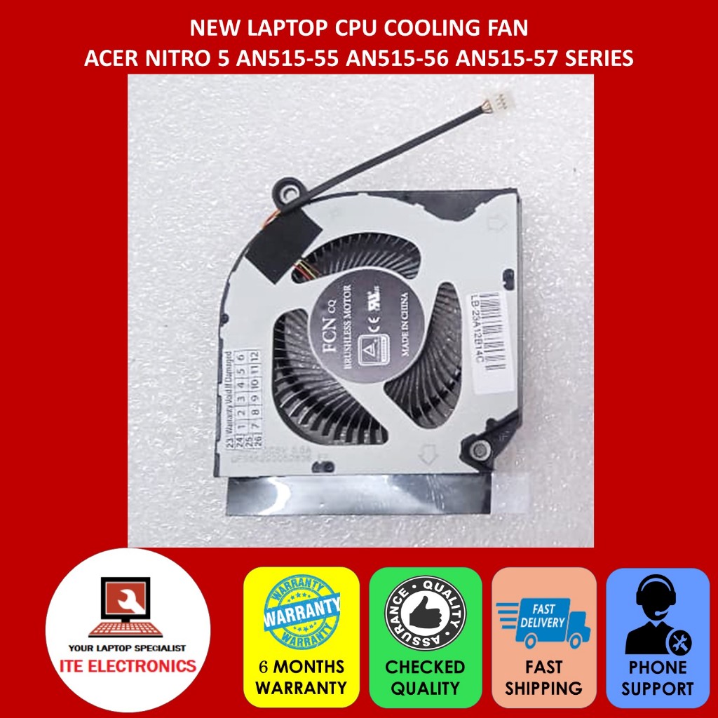 ใหม่ ACER NITRO 5 AN515-55 AN515-56 AN515-57 AN515-45 SERIES แล็ปท็อป CPU และ GPU COOLING FAN