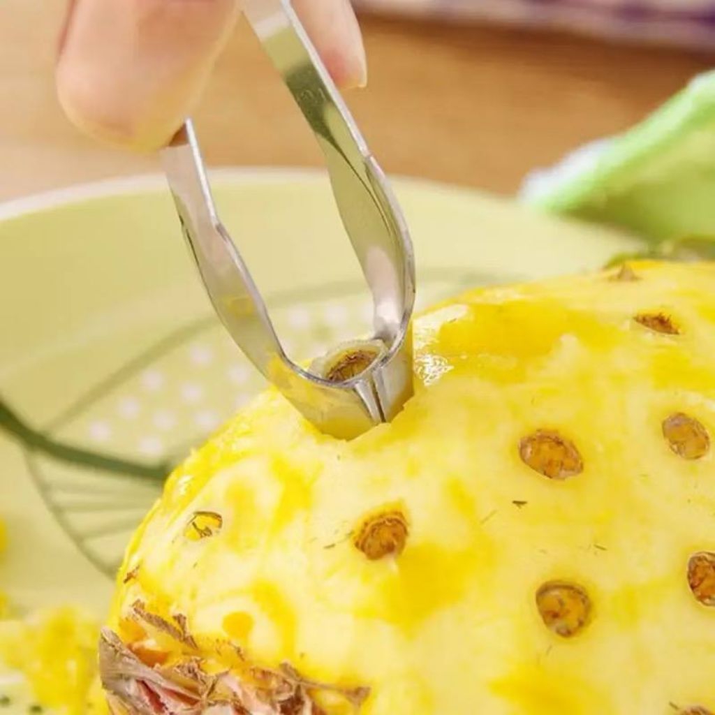 MATA สแตนเลส PLIERS PINEAPPLE EYE REMOVER PINEAPPLE EYE REMOVER PINEAPPLE EYE Peeler PINEAPPLE EYE P
