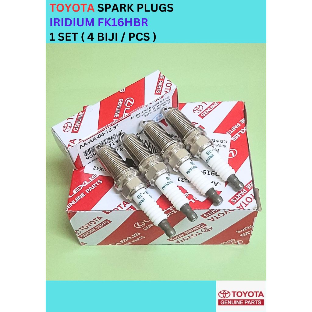 90919-01286 [ FK16HBR-J8 ] >>> 3 KAKI TOYOTA IRIDIUM หัวเทียน Alphard Vellfire AGH30 2.5, 3.5 V6 / C