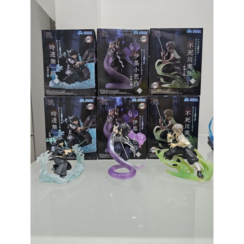 SEGA Xross Link Demon Slayer - Muichiro, Sanemi, Obanai