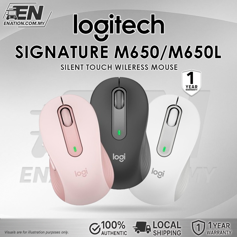 Logitech Signature M650 Silence Wireless Bluetooth Mouse