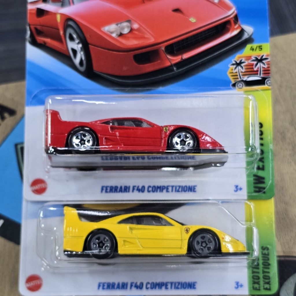 FERRARI F40 COMPETIZIONE HOT WHEELS MAINLINE