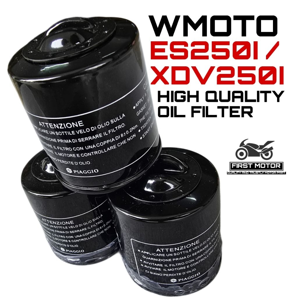 Wmoto ES 250i ES250I XDV 250i XDV250I Aprilia SR MAX 250 300 SRMAX250 SRMAX300 กรองน้ํามันน้ํามัน