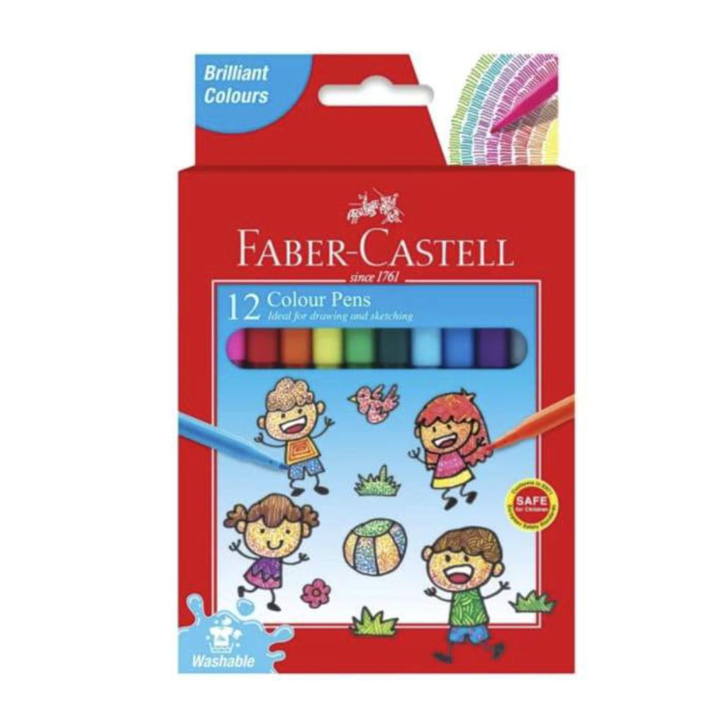 FABER CASTELL 12 COLOUR PEN