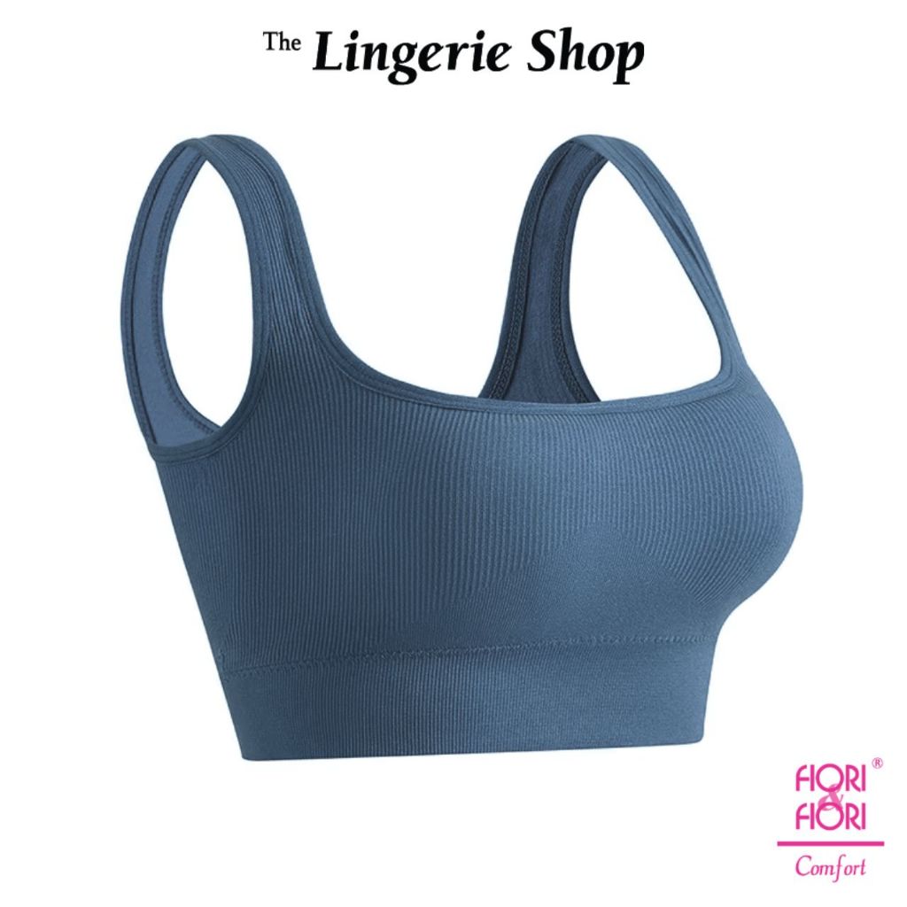 Fiori & Fiori Gwen เสื้อยืดกีฬาโยคะไร้รอยต่อ Bra Top S ถึง 3XL 51-5111