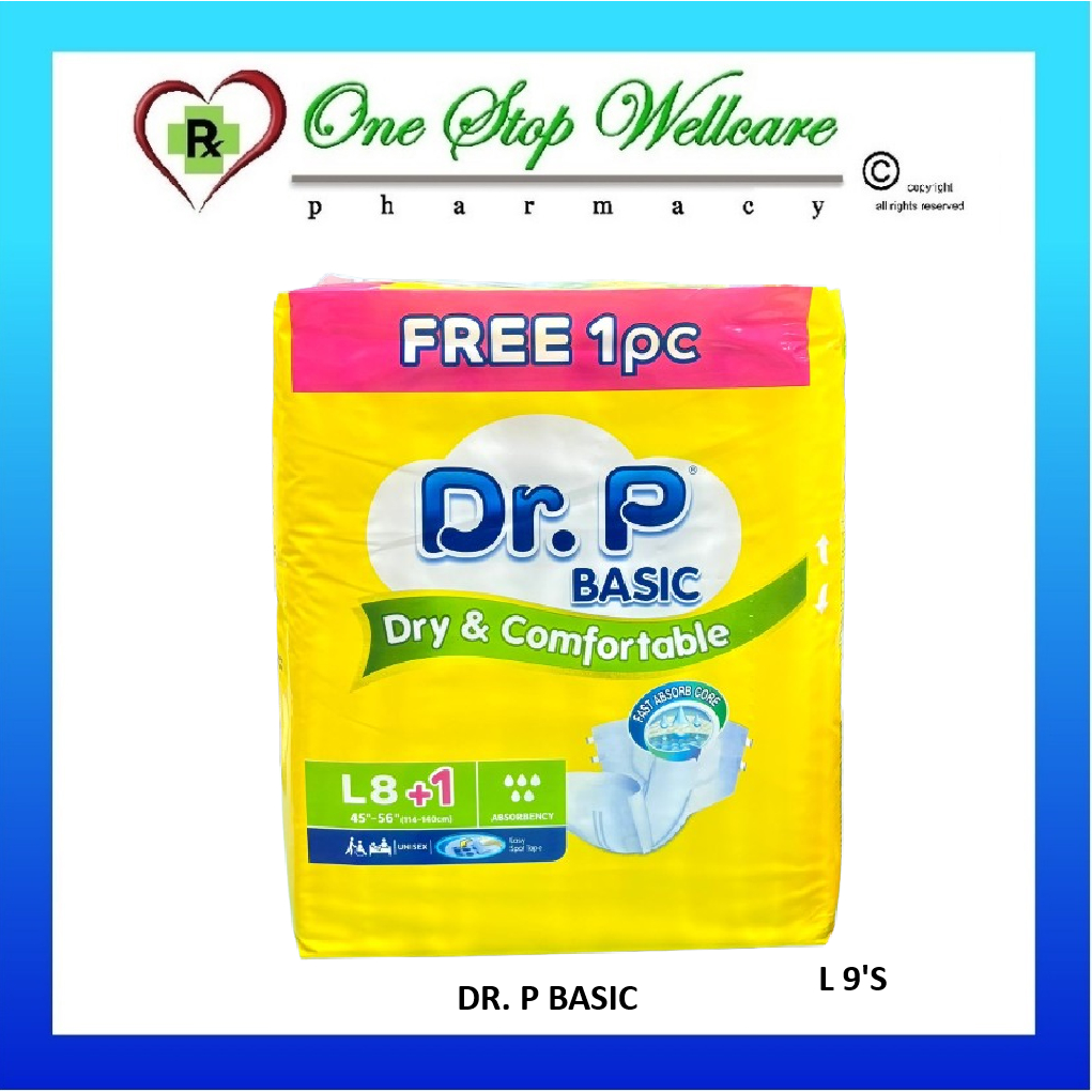 DR.P ADULT DIAPERS (L) 9S