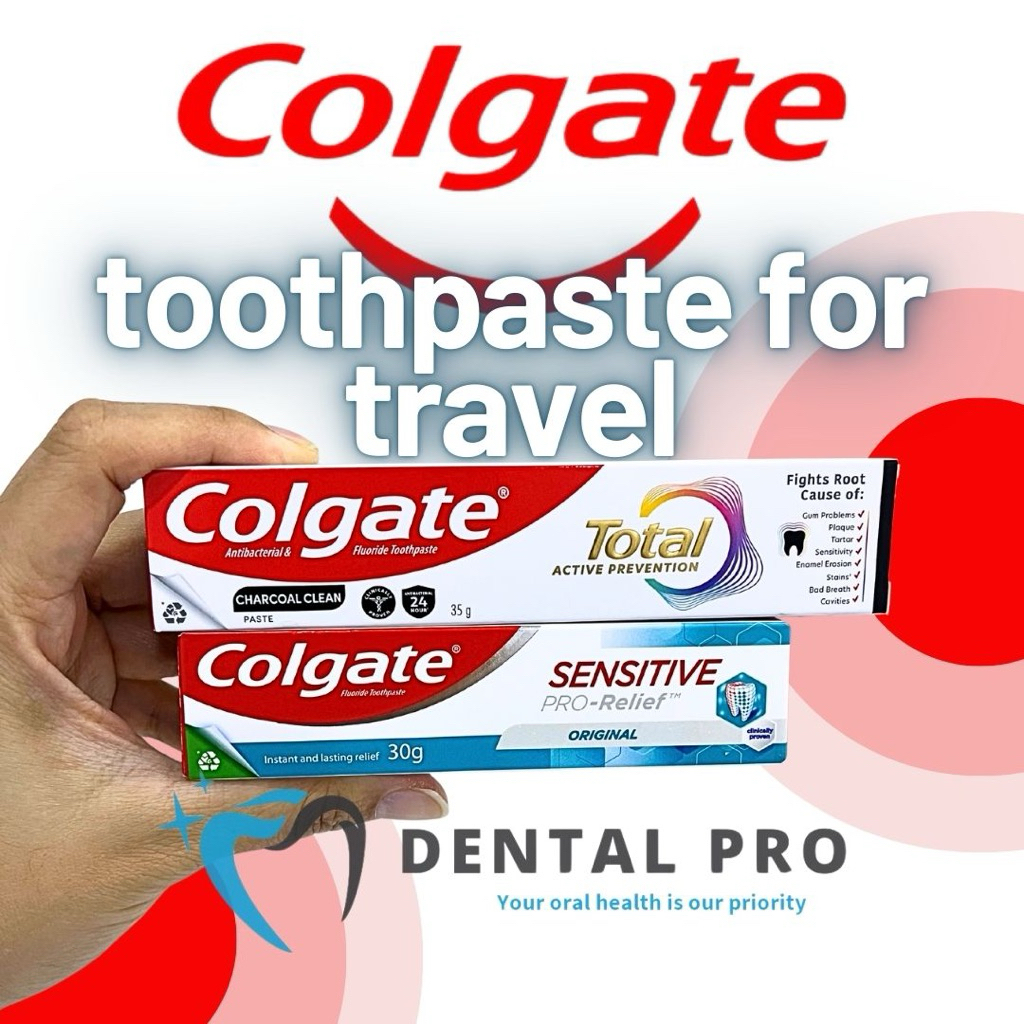 ยาสีฟันคอลเกต Total Active Prevention/Sensitive Pro-relief (ขนาดเทสเตอร์) 35gm/30gm