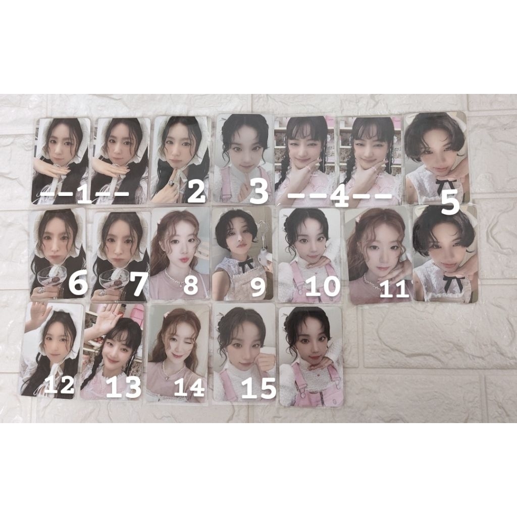 I-DLE Photocard อย่างเป็นทางการ/POB GIDLE / i-dle/ การ์ดอวยพรฤดูกาล 2025/2026