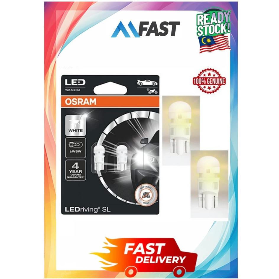 OSRAM T10 5W 6000K 12V OSRAM T10 หลอดไฟ 2.1