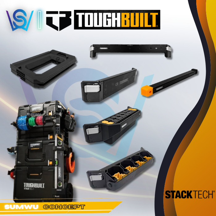 TOUGHBUILT Stacktech อุปกรณ์เสริมแขวนแม่เหล็กอะแดปเตอร์ TB-B1-A-33 TB-B1-A-34 TB-B1-A-35 TB-B1S2-A-0