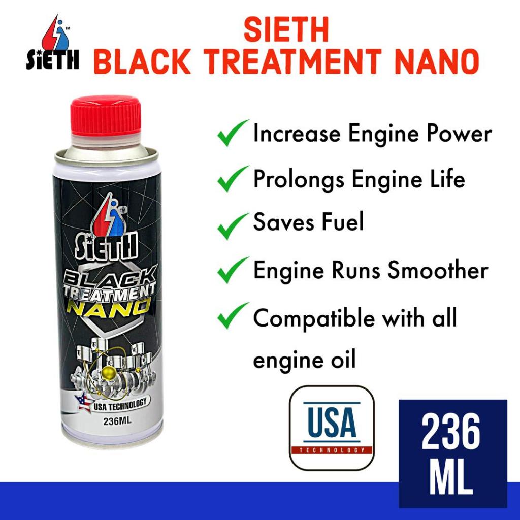 SIETH BLACK TREATMENT NANO (236ML) UNTUK ENJIN ENJIN PROTECTION TREATMENT ADDITIVE