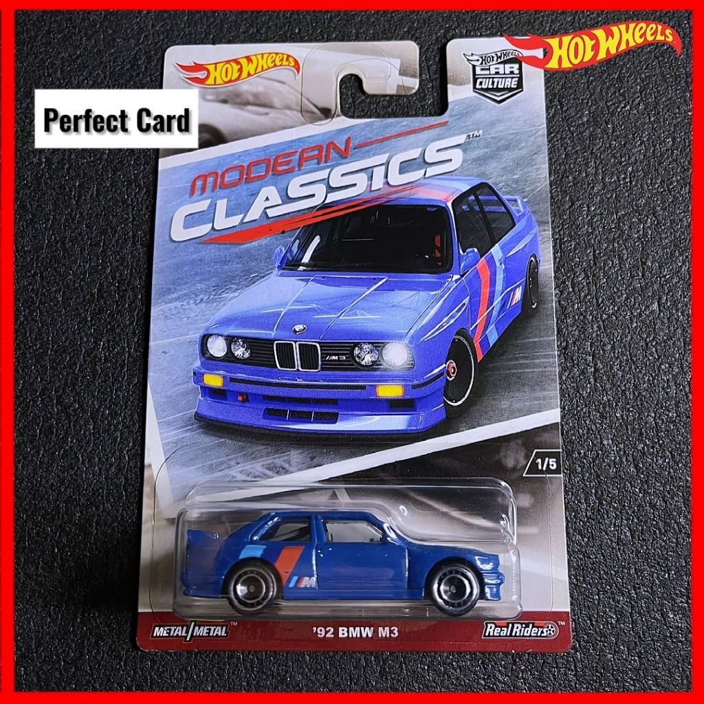 Hot Wheels BMW M3 1992 Car Culture 2017 Modern Classic Premium Hotwheels bmw m3 รถโมเดล Diecast BMW 